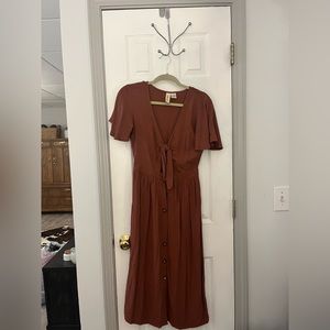Terracotta dress!